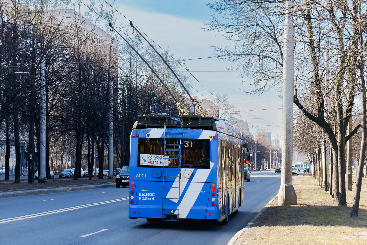 Pietari, Trolza-5265.02 “Megapolis” # 6001