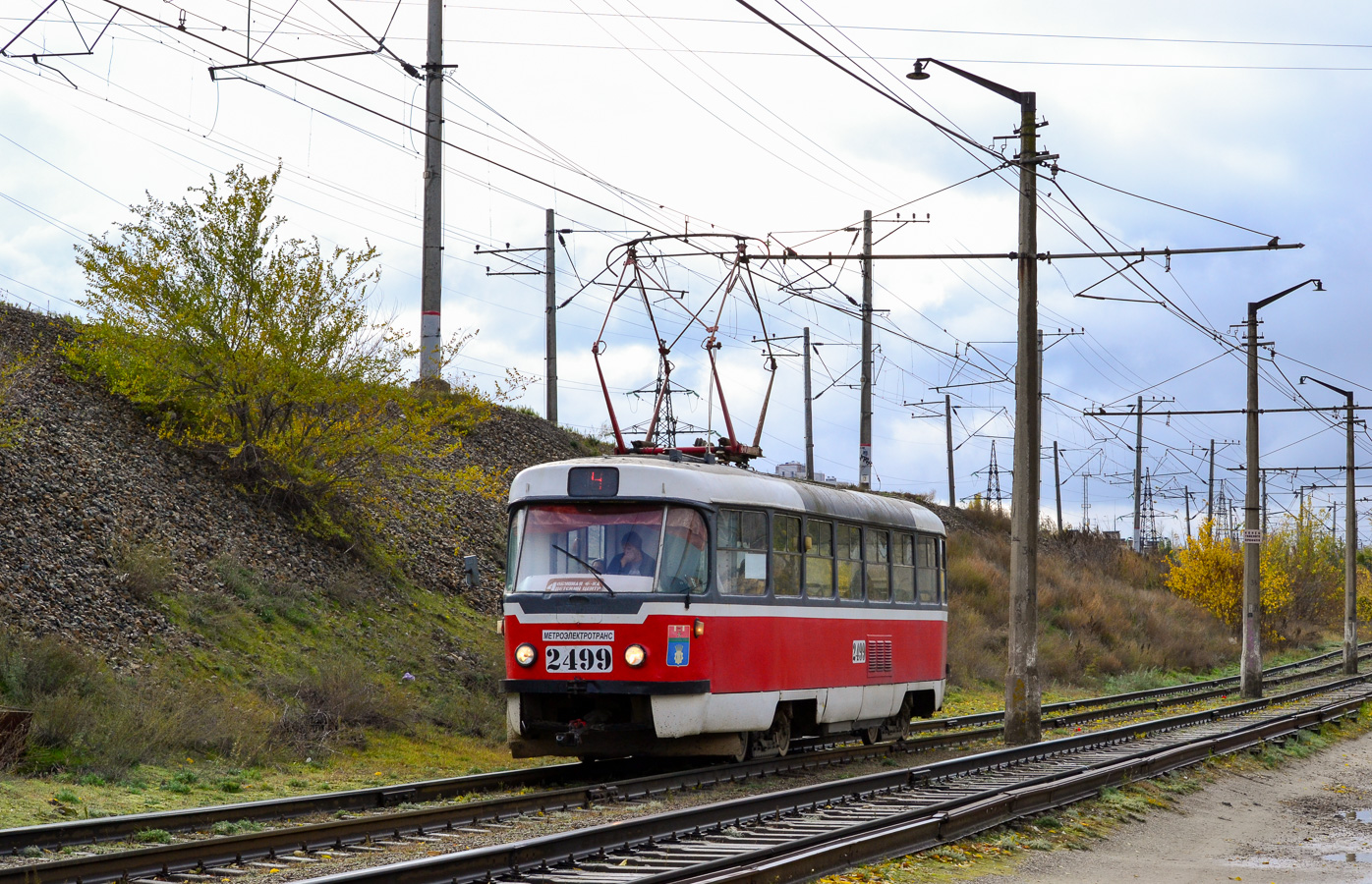 Волгоград, Tatra T3SU (двухдверная) № 2499