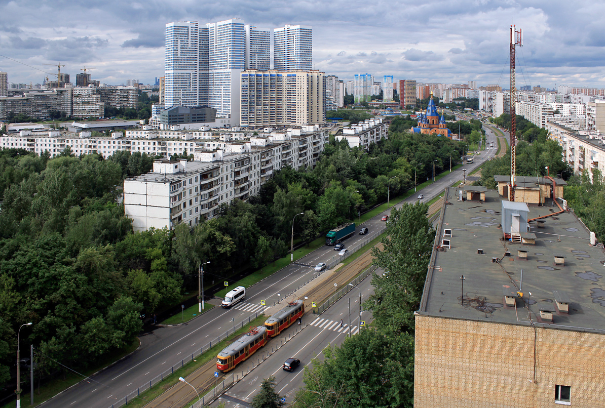 Москва — Виды с высоты; Москва — Трамвайные линии: ЮАО Москва — Виды с высоты; Москва — Трамвайные линии: ЮАО