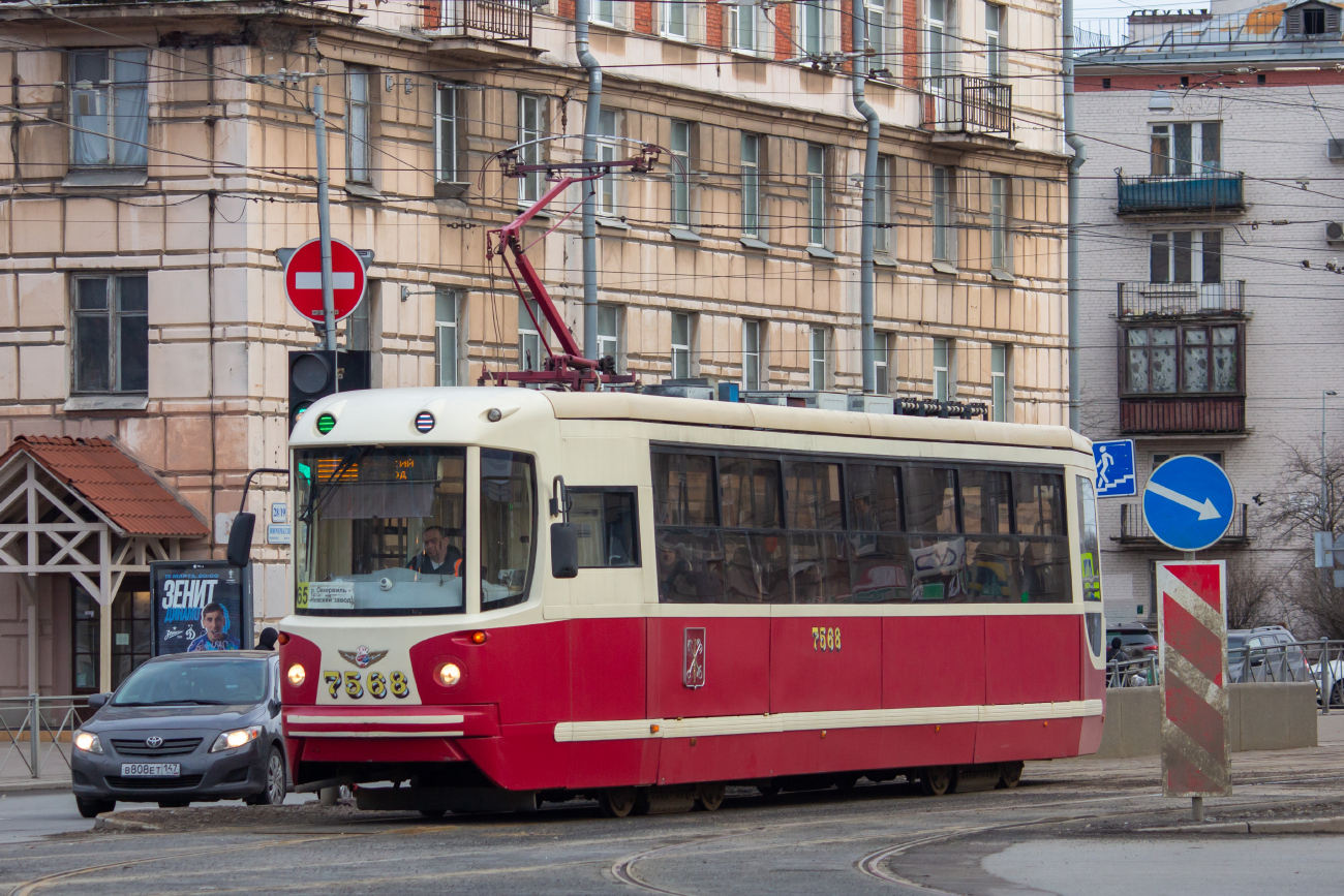 Санкт-Петербург, ЛМ-68М2 (мод. СПб ГЭТ) № 7568