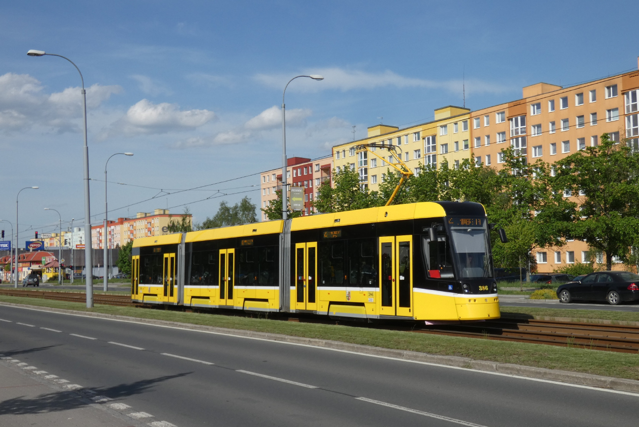 Пльзень, Škoda 40T ForCity Smart № 386