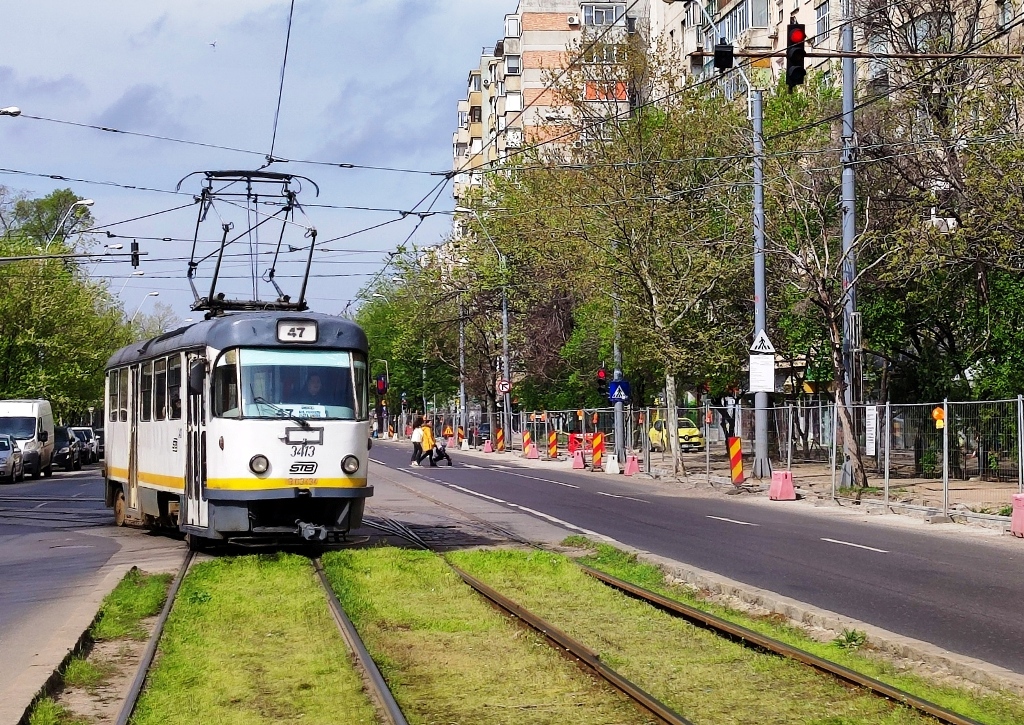 Бухарест - Илфов, Tatra T4R № 3413