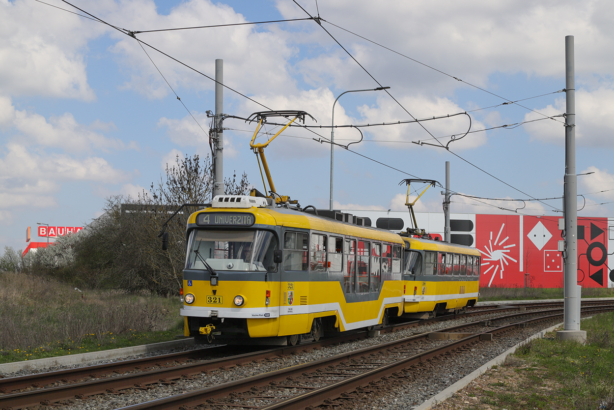 Пльзень, Tatra T3R.PLF № 321