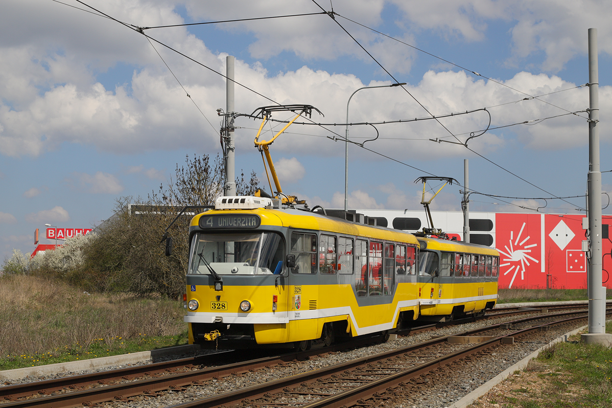 Пльзень, Tatra T3R.PLF № 328