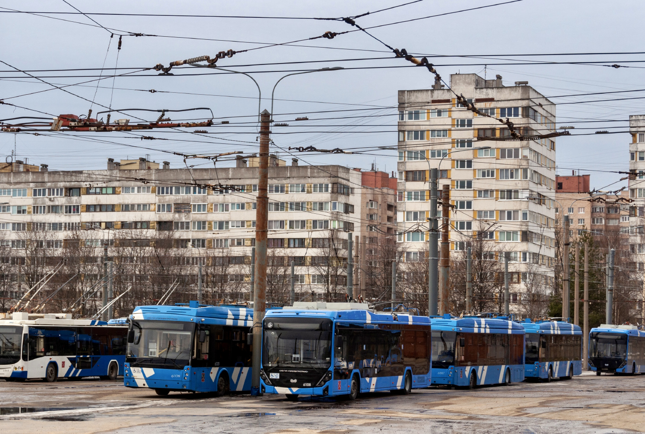 Санкт-Петербург, БКМ 32100D «Ольгерд» № 6108; Санкт-Петербург — Троллейбусные парки