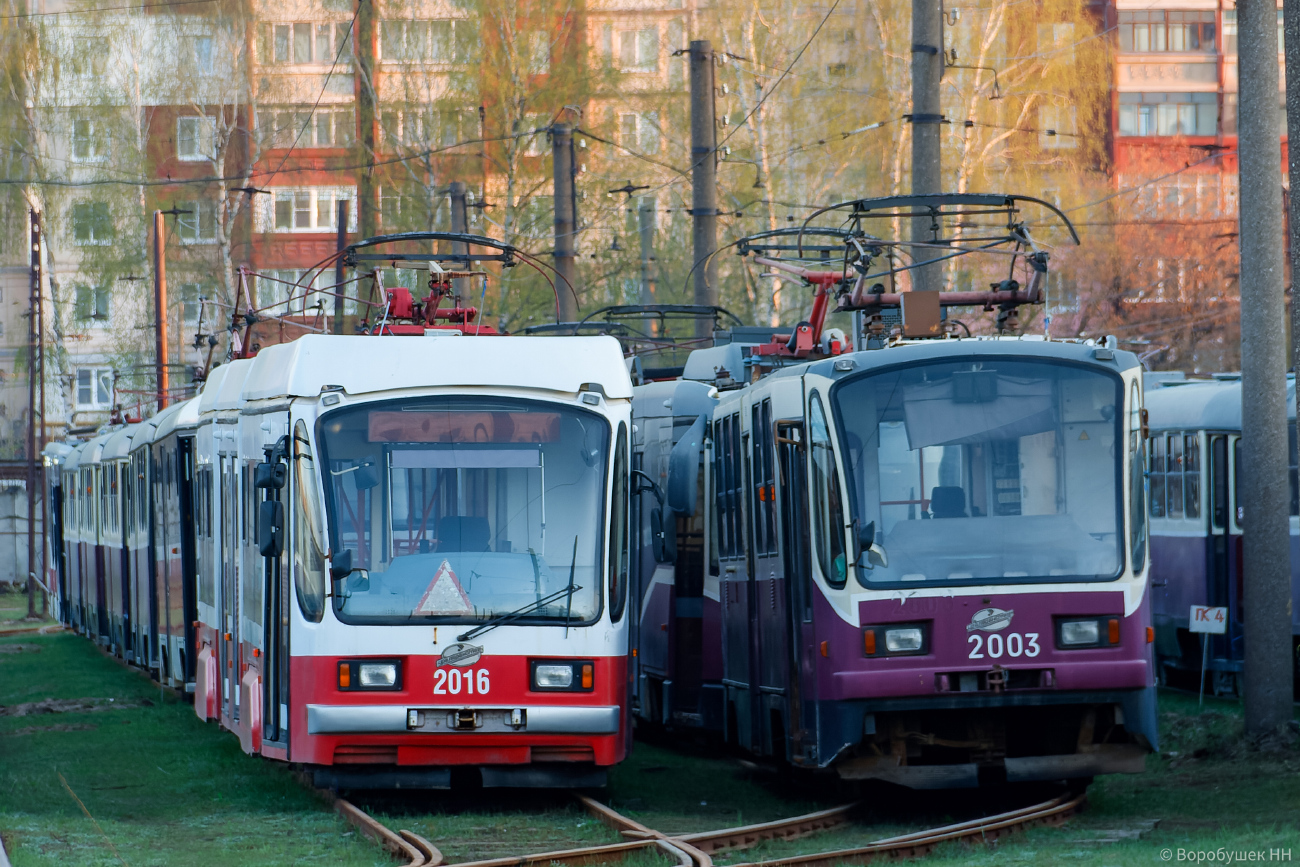 Нижний Новгород, 71-409 № 2016; Нижний Новгород, 71-403 № 2003