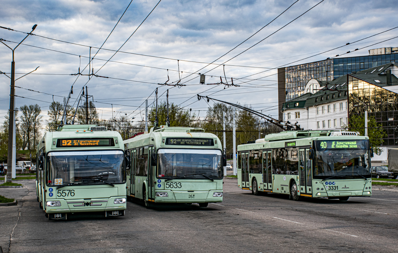 Минск, БКМ 333 № 5576; Минск, МАЗ-203Т70 № 3331