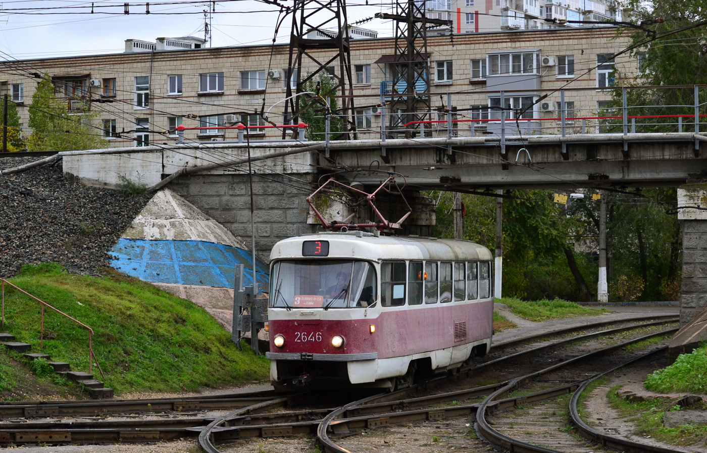 Волгоград, Tatra T3SU (двухдверная) № 2646