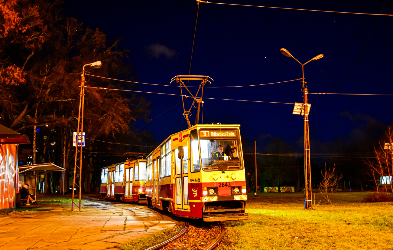 Лодзь, Konstal 805Na № 2643