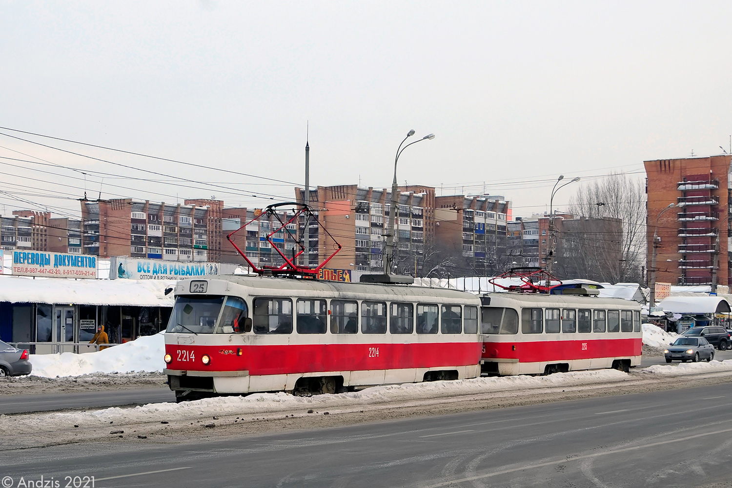Самара, Tatra T3E № 2214