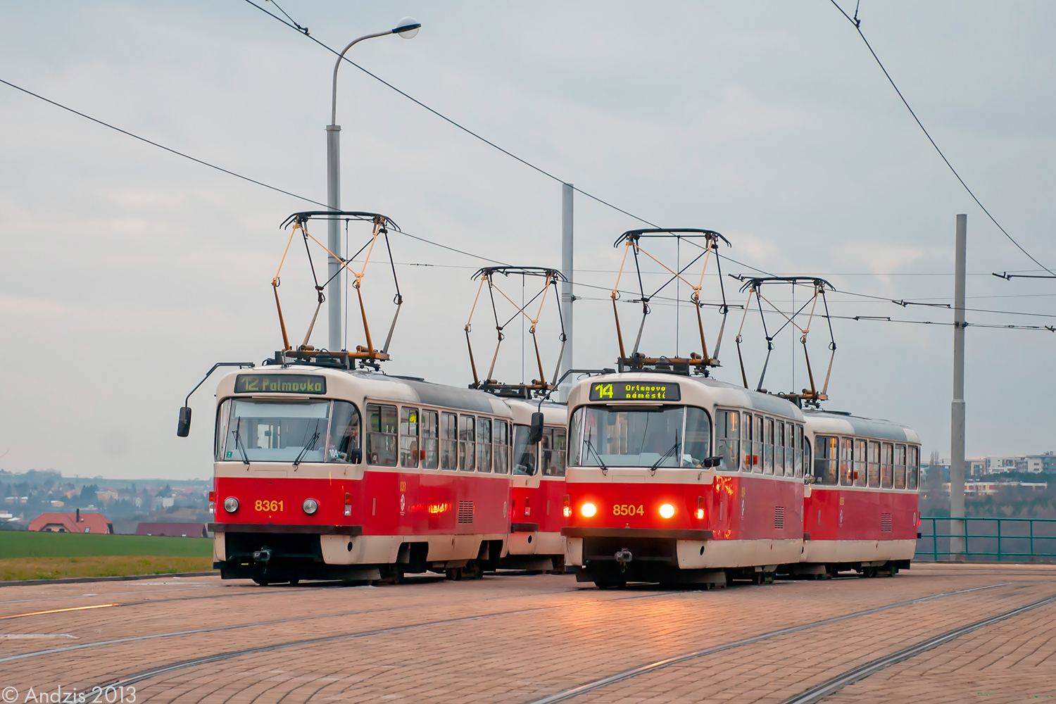 Прага, Tatra T3R.P № 8361; Прага, Tatra T3R.P № 8504