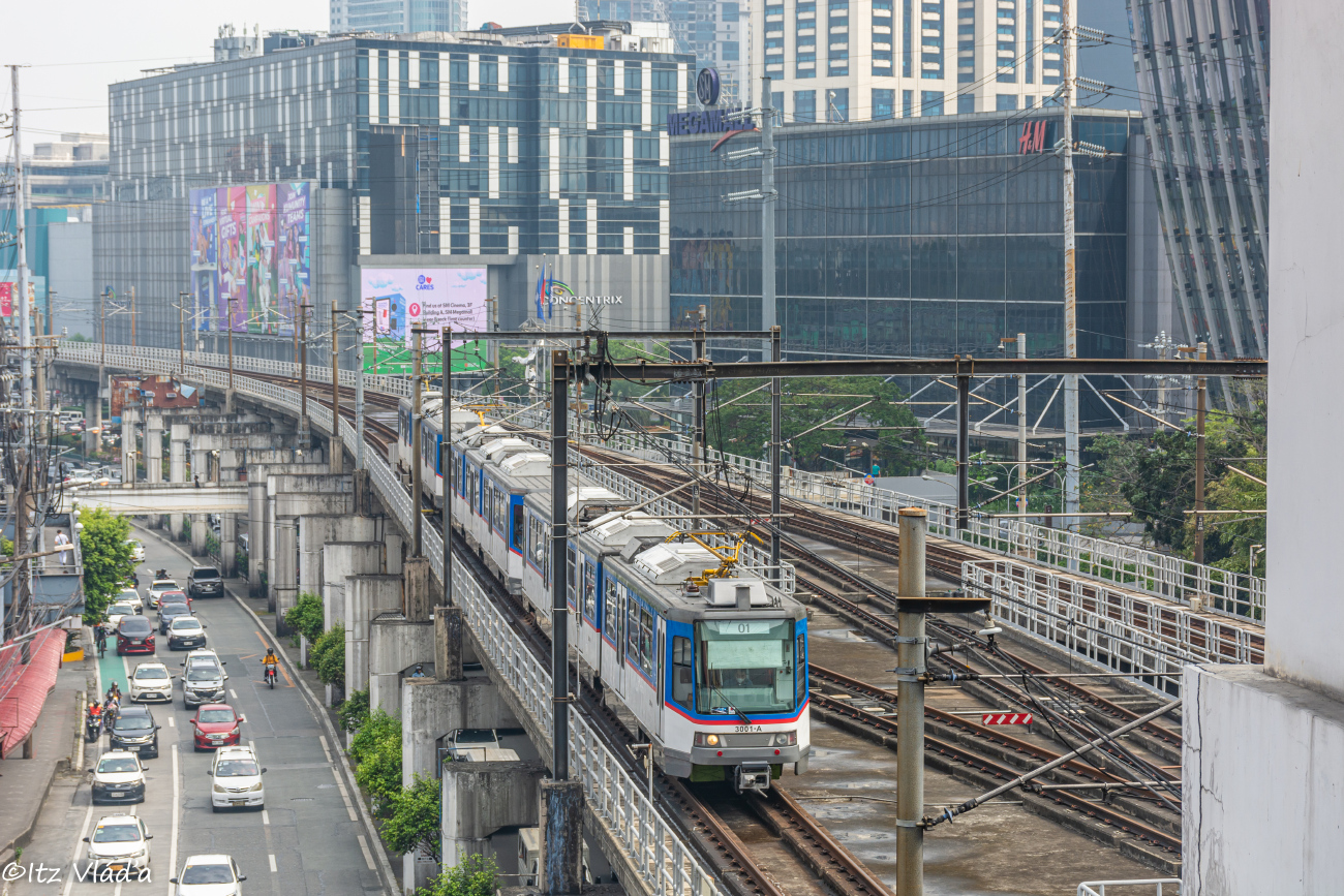 Manila, Tatra RT8D5M Br. 3001; Manila — MTR-3 || Metrostar