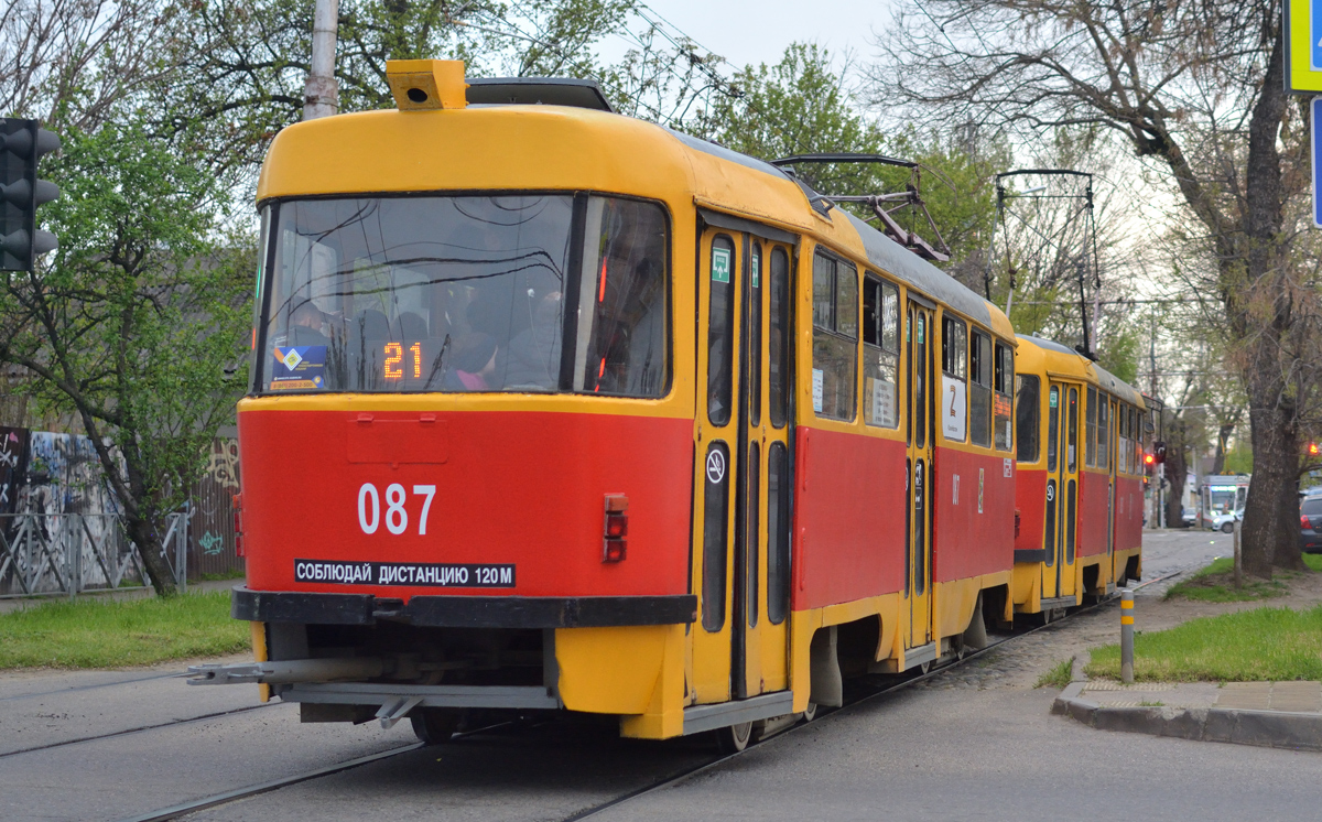 Краснодар, Tatra T3SU № 087 Краснодар, Tatra T3SU № 087