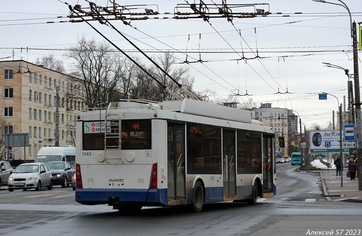 Санкт-Петербург, Тролза-5265.00 «Мегаполис» № 1343