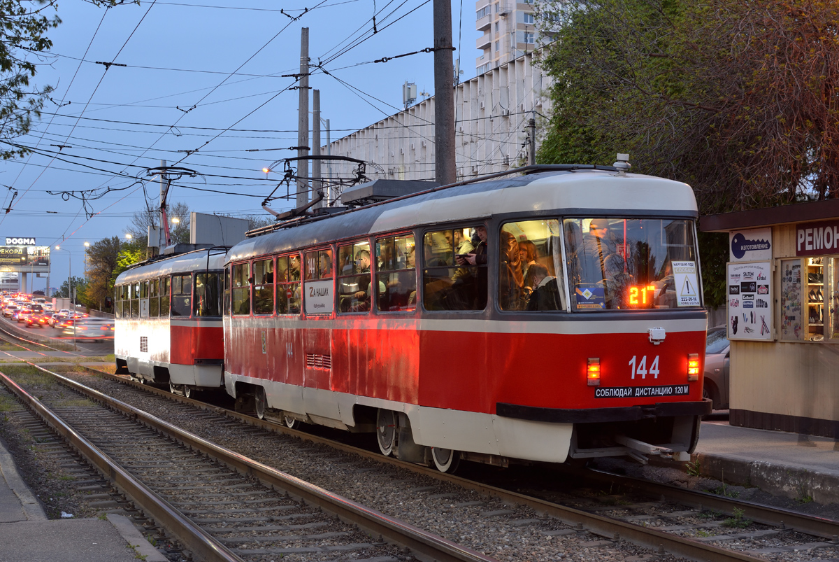 Краснодар, Tatra T3SU КВР ТРЗ № 144