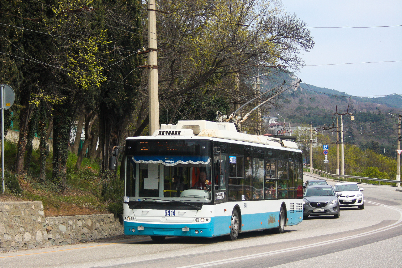 Крымский троллейбус, Богдан Т70115 № 6414