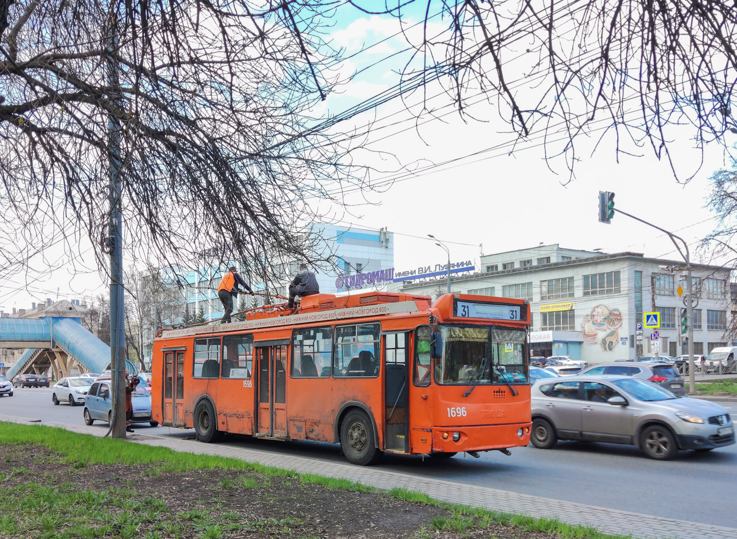 Nizhny Novgorod, ZiU-682G-016.03 № 1696; Nizhny Novgorod — Incidents Nizhny Novgorod, ZiU-682G-016.03 № 1696; Nizhny Novgorod — Incidents