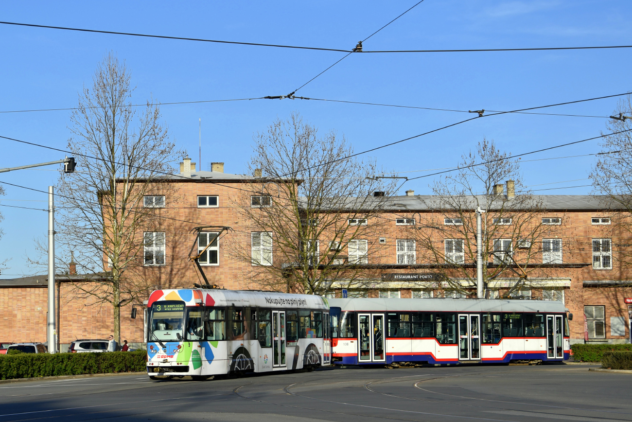 Olomouc, Vario LF+/O nr. 114; Olomouc, Vario LF+/O nr. 108