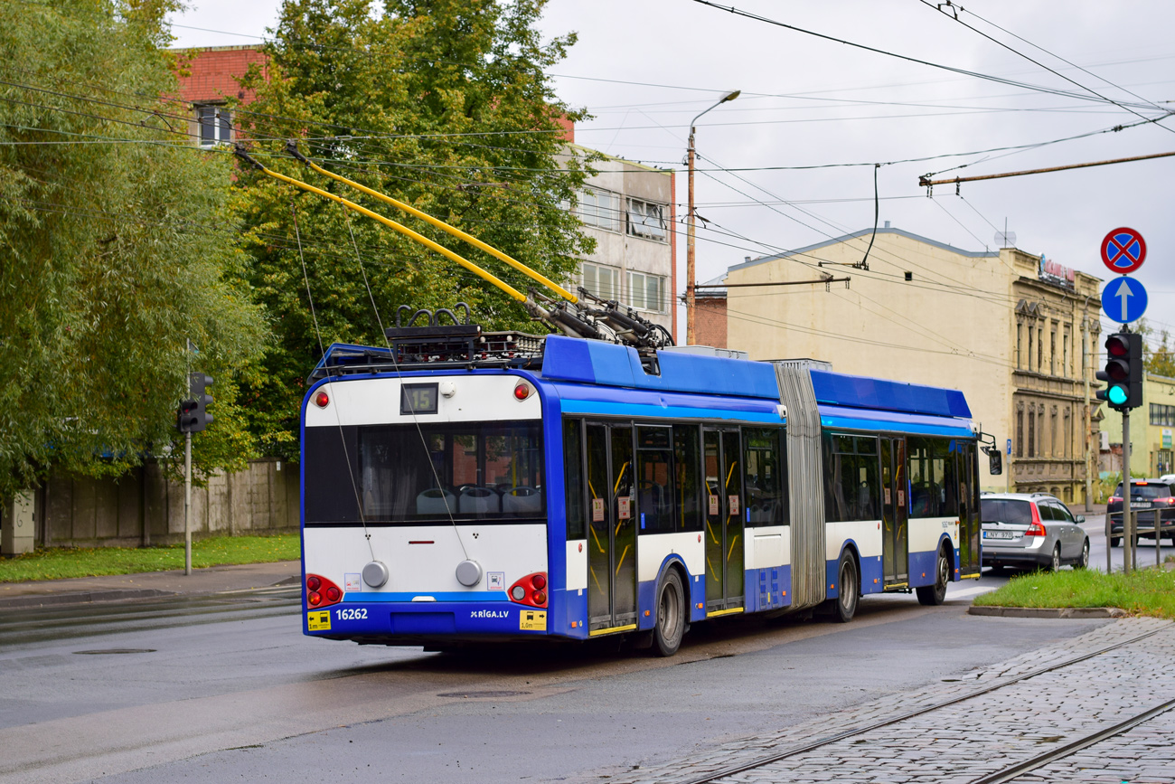 Рига, Solaris Trollino II 18 Ganz № 16262