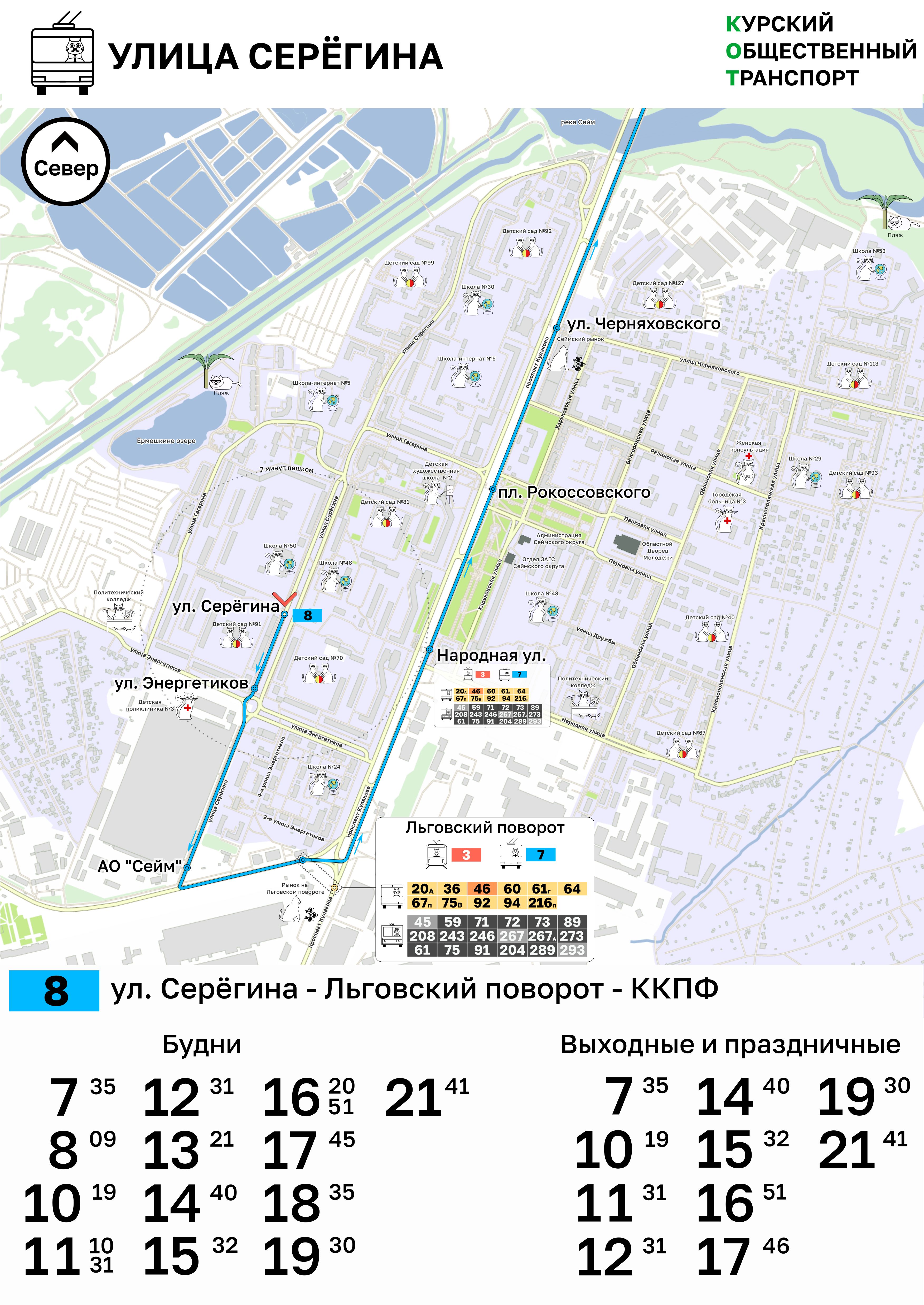 Курск — Схемы