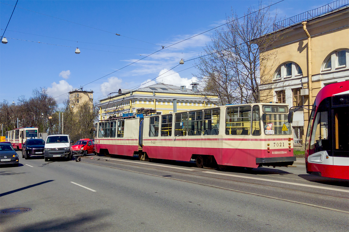Санкт-Петербург, ЛВС-86К № 7021; Санкт-Петербург — Происшествия