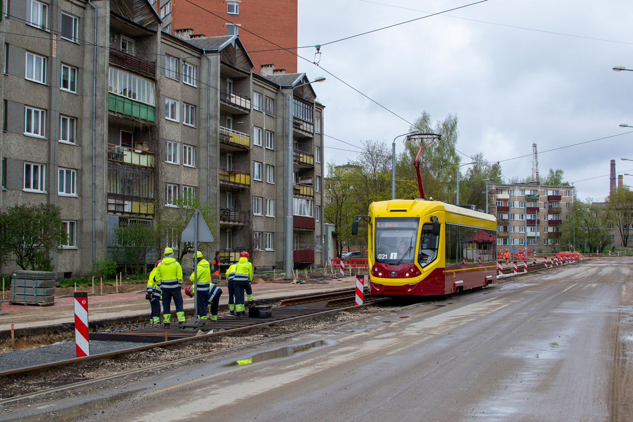 Даугавпилс, 71-911 «City Star» № 021; Даугавпилс — Реновация путей на ул. Смилшу