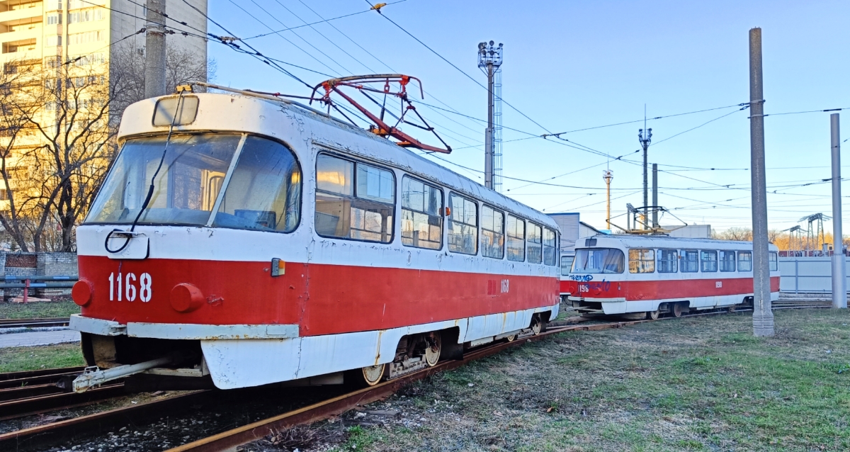 Samara, Tatra T3SU (2-door) № 1168; Samara — Severnoye tramway depot