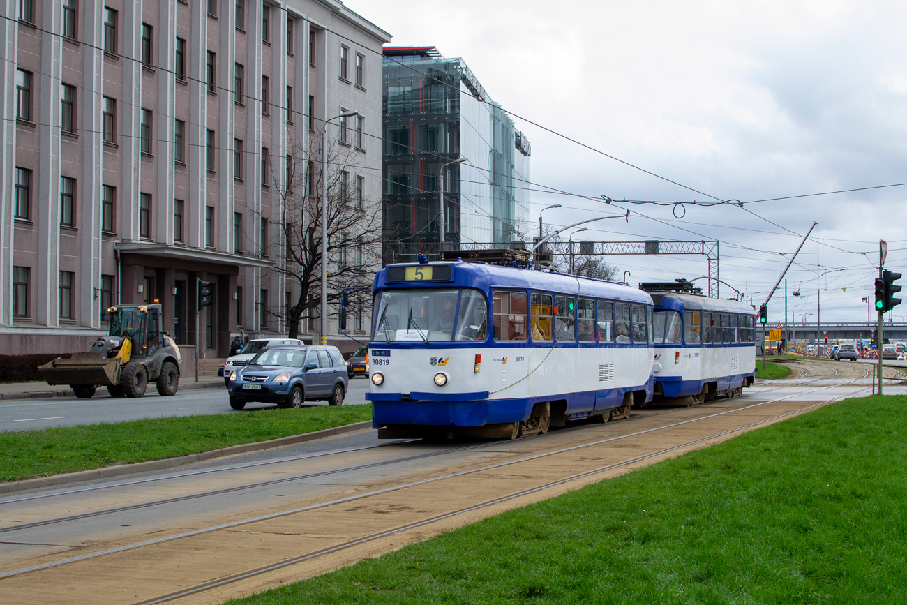 Рига, Tatra T3A № 30819