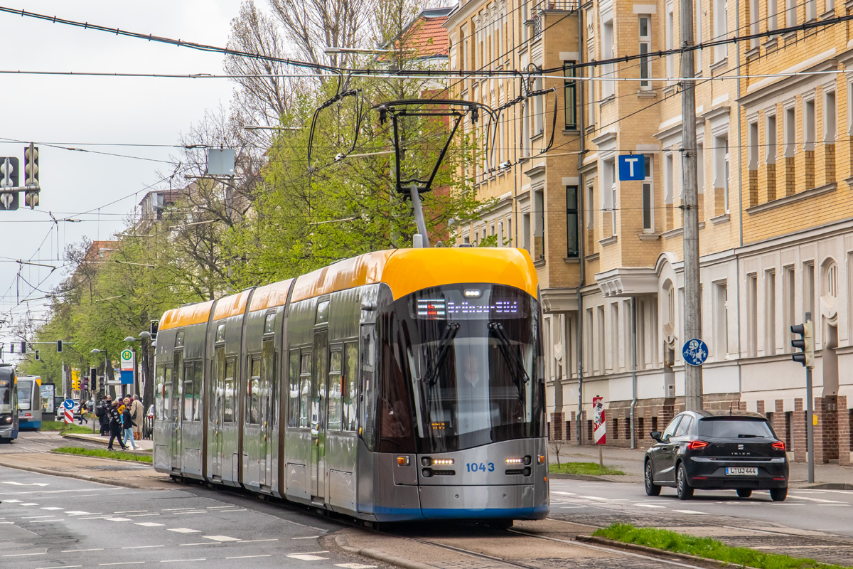 Лейпциг, Solaris Tramino Leipzig (NGT10) № 1043