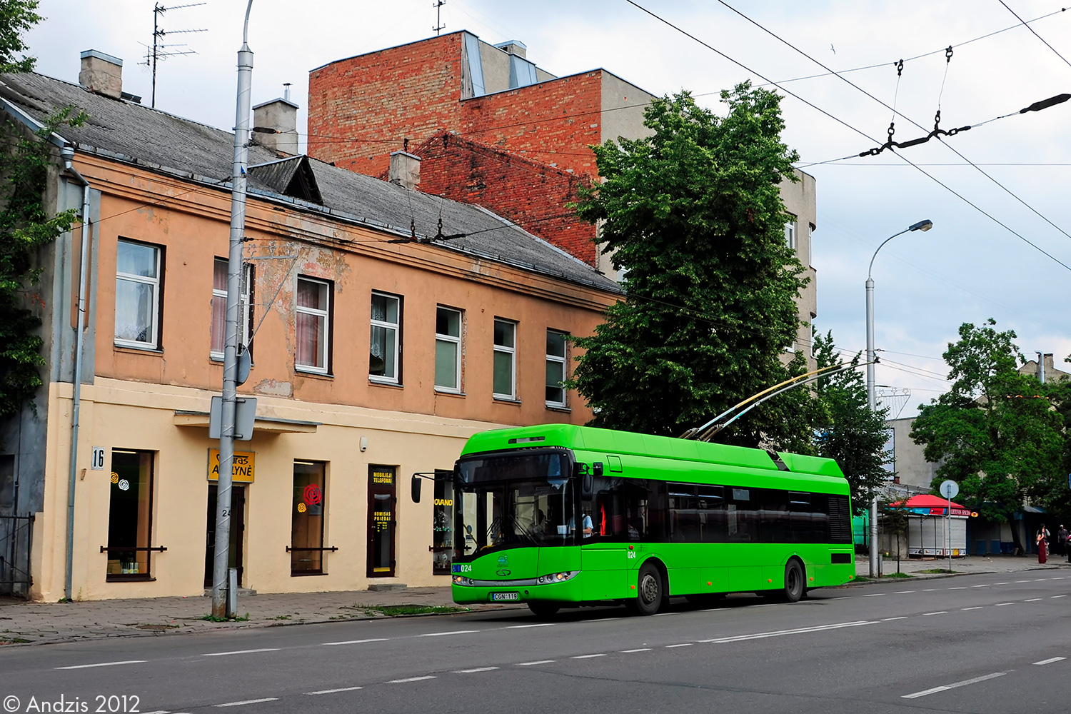 Каунас, Solaris Trollino III 12 AC № 024