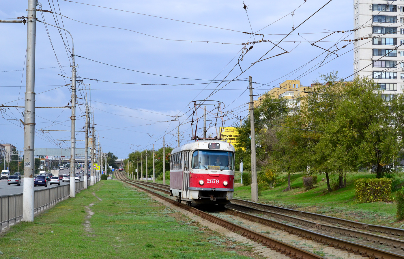 Волгоград, Tatra T3SU (двухдверная) № 2679