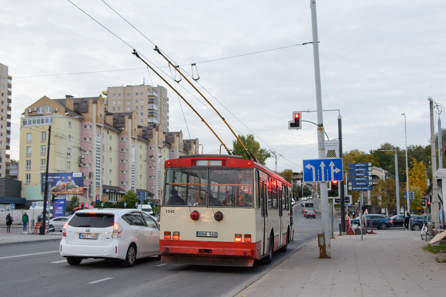 Вильнюс, Škoda 14Tr89/6 № 1540