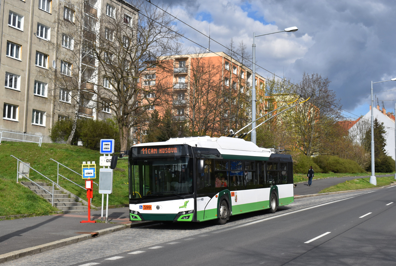 Plzeň, Škoda 26Tr Solaris IV Br. 599 Plzeň, Škoda 26Tr Solaris IV Br. 599