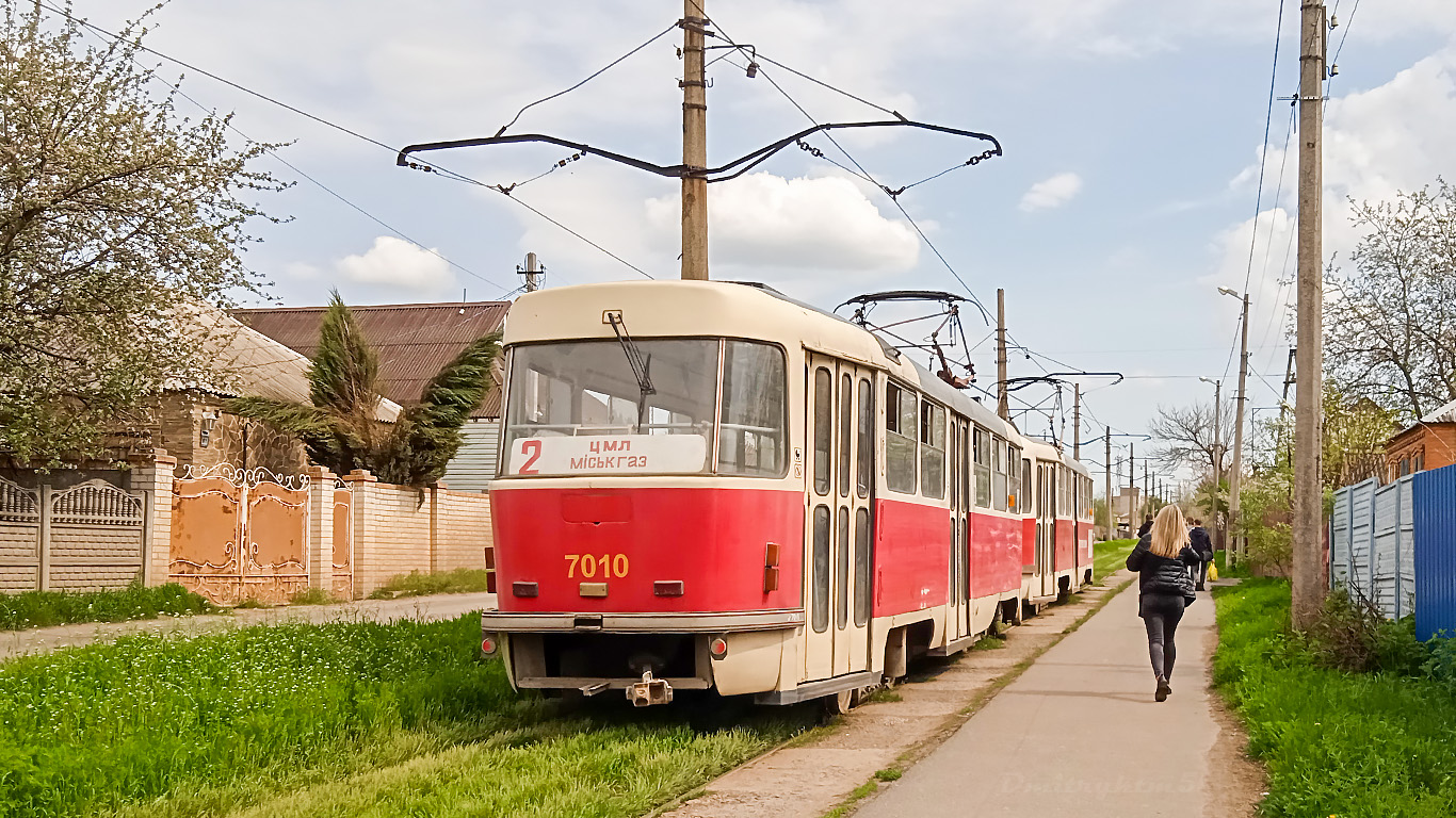 Дружкоўка, Tatra T3SU № 7010