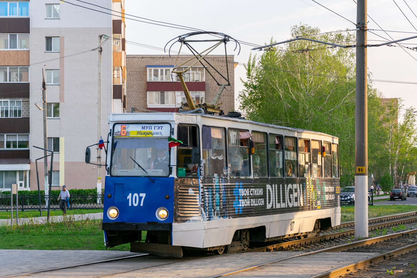 Нижнекамск, 71-605 (КТМ-5М3) № 107