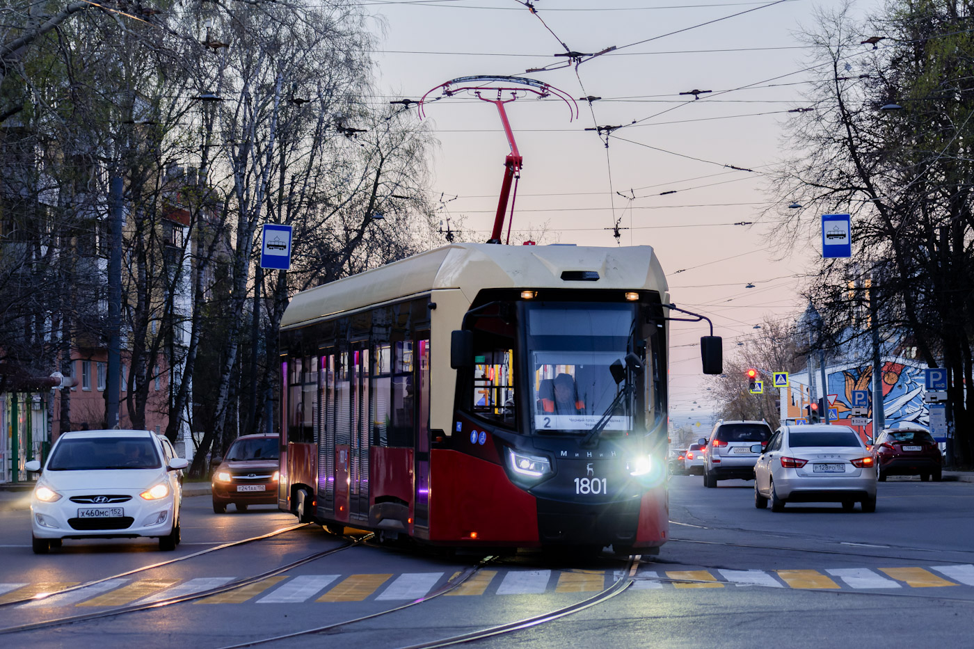 Нижний Новгород, БКМ Т811 «МиНиН» № 1801 Нижний Новгород, БКМ Т811 «МиНиН» № 1801