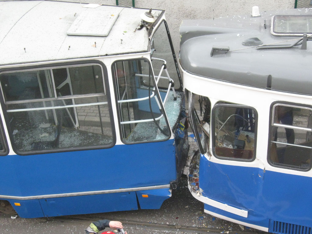 Краков, Konstal 105Na № 455; Краков, MAN GT6 № 191