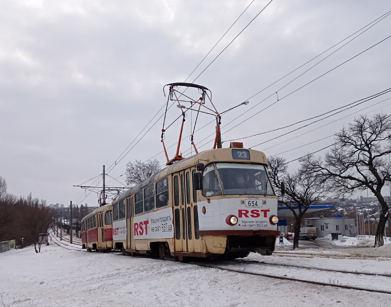 Харьков, Tatra T3SU № 654