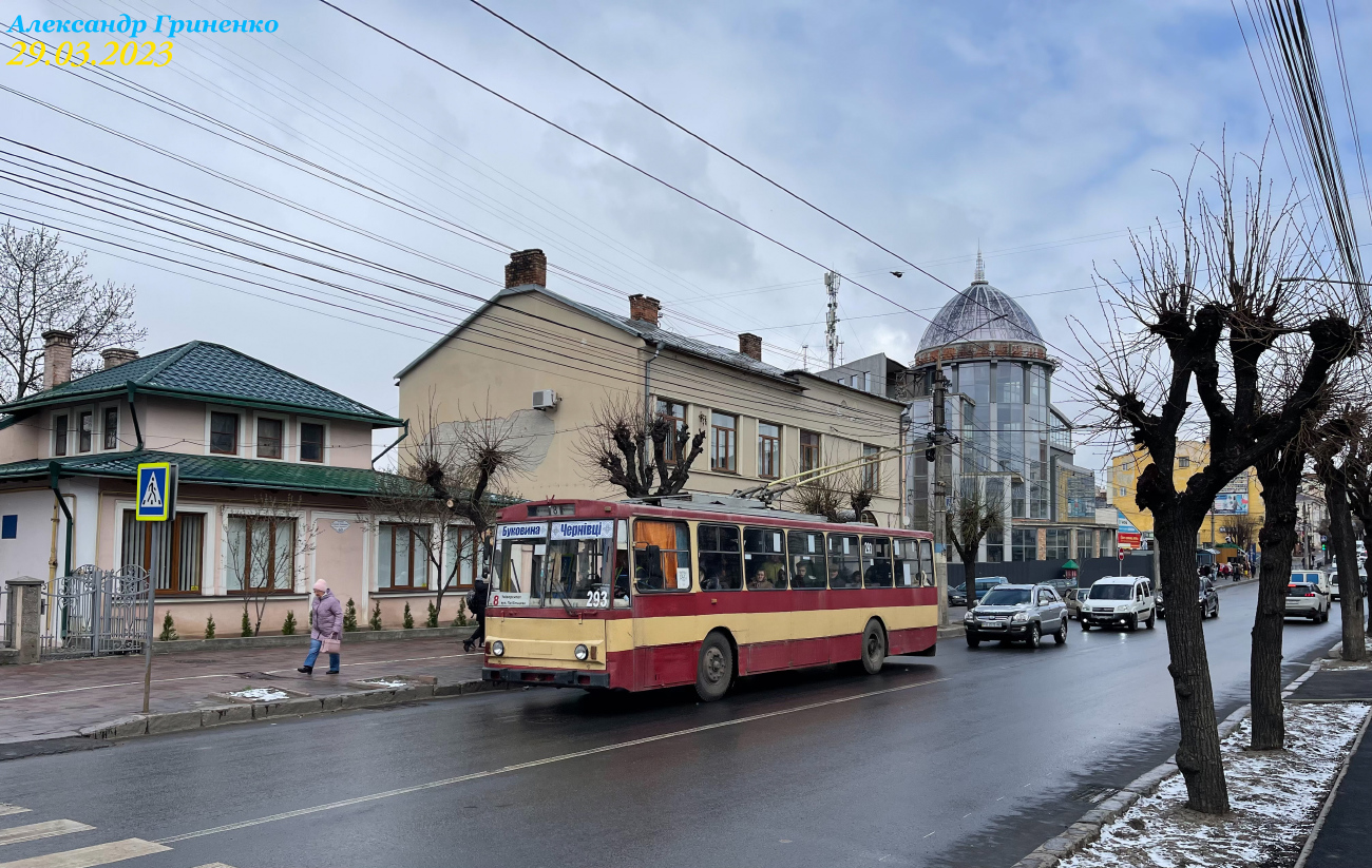 Черновцы, Škoda 14Tr89/6 № 293