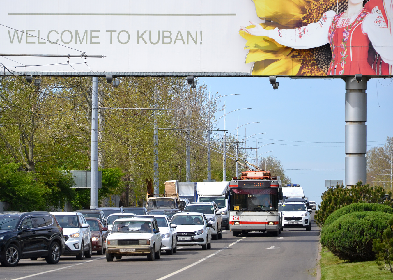 Краснодар, Тролза-5275.05 «Оптима» № 244; Краснодар — Троллейбусные линии