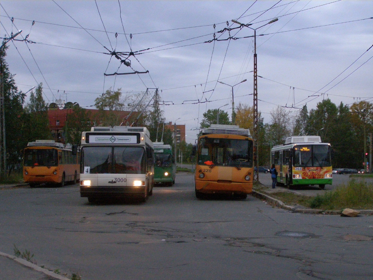 Petrozavodszk, PT-6231 — 368; Petrozavodszk, VZTM-5284 — 328; Petrozavodszk, LiAZ-5280 — 364