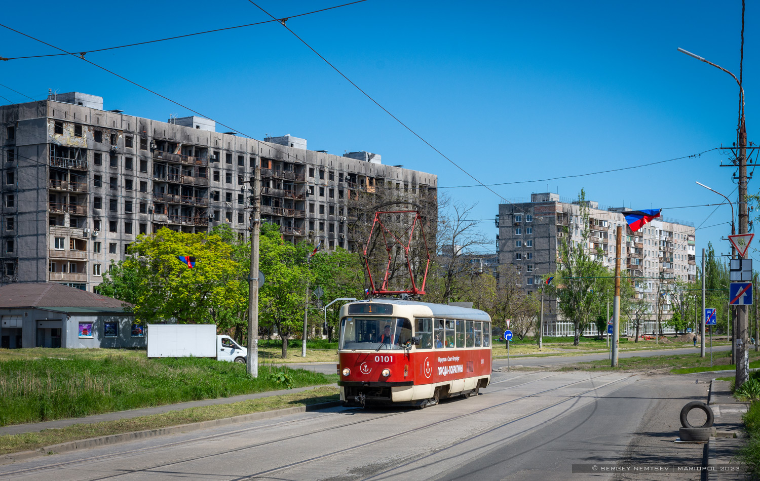 Мариуполь, Tatra T3SU № 0101 (763)