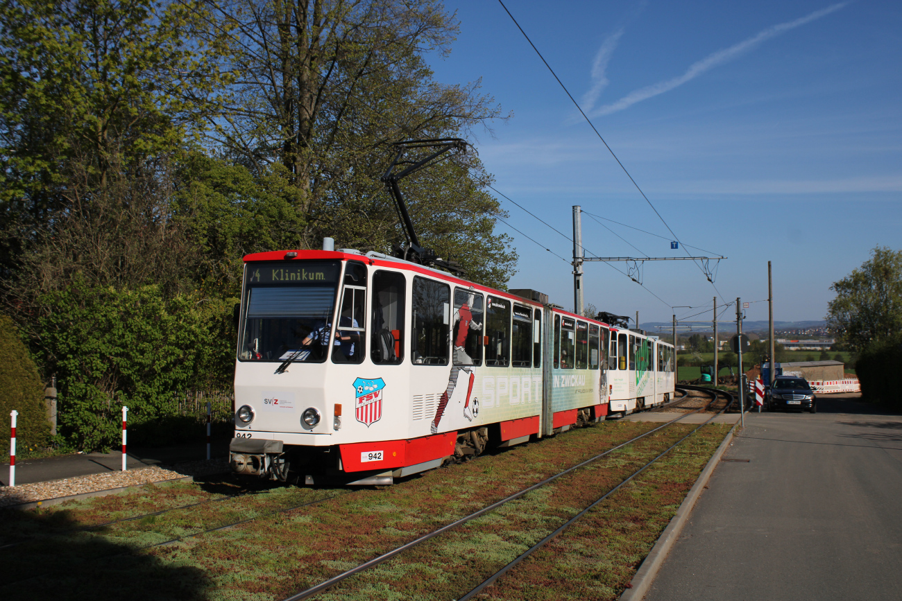 Цвиккау, Tatra KT4DMC № 942