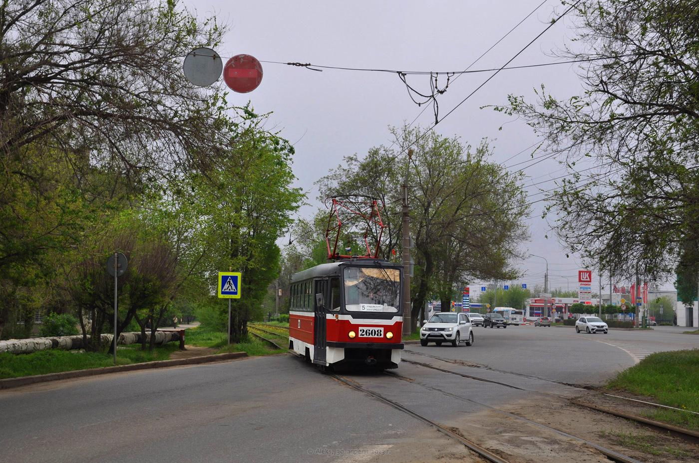 Волгоград, Tatra T3SU мод. ВЗСМ № 2608