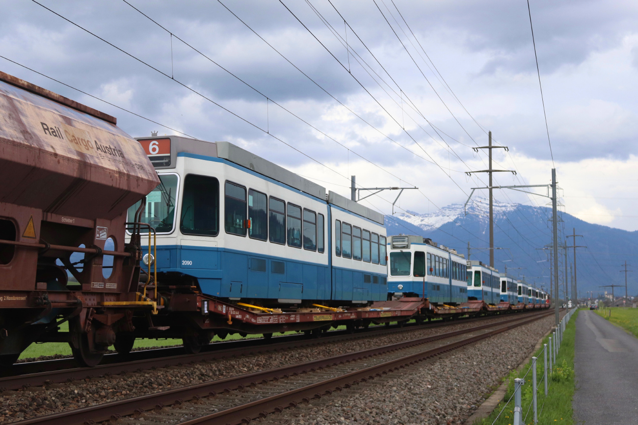 Cīrihe, SWP/SIG/BBC Be 4/6 "Tram 2000" № 2090