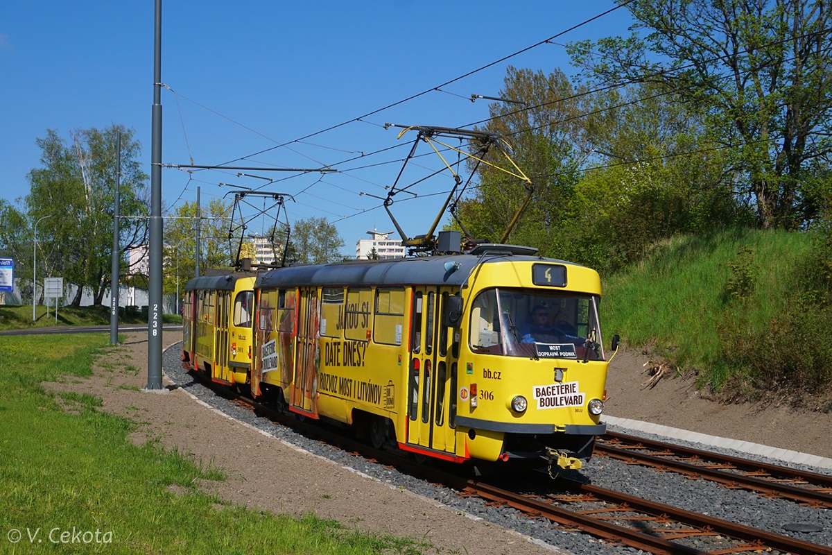 Мост ― Литвинов, Tatra T3M.3 № 306
