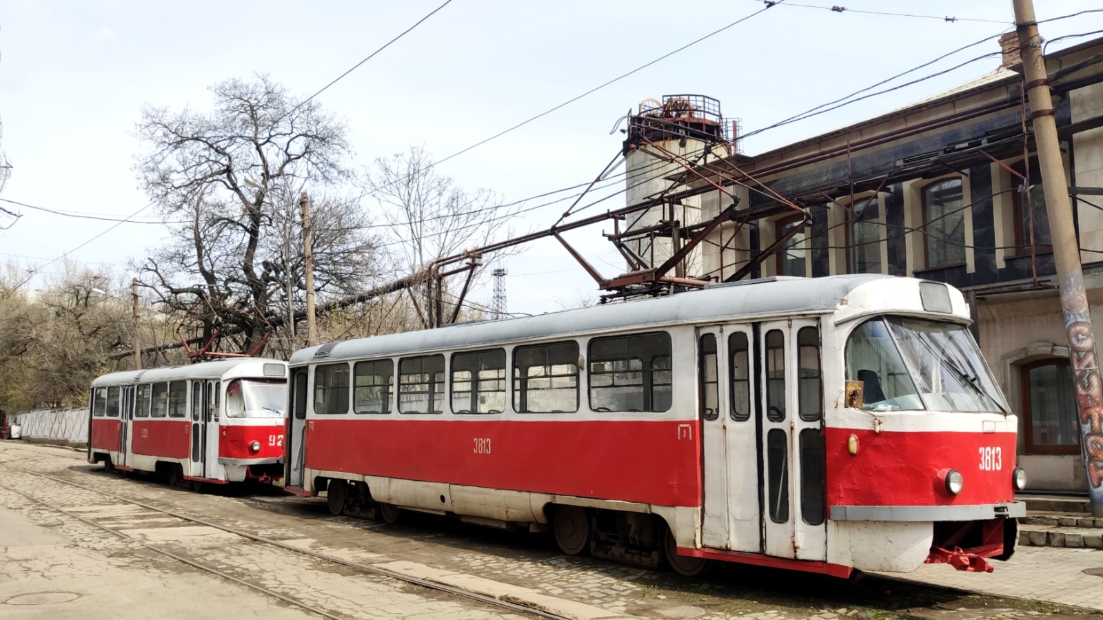 Донецк, Tatra T3SU (двухдверная) № 3813