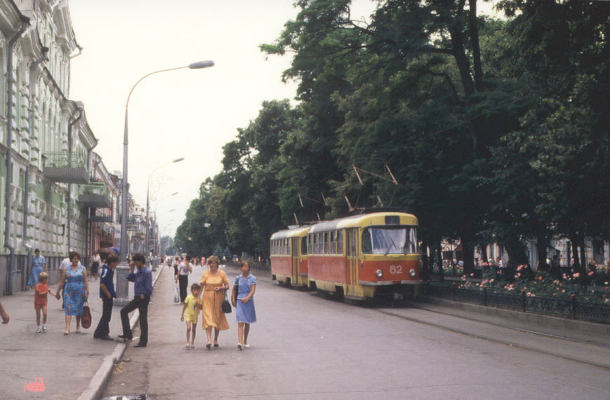 Владикавказ, Tatra T3SU (двухдверная) № 62; Владикавказ — Исторические фотографии и открытки — 2