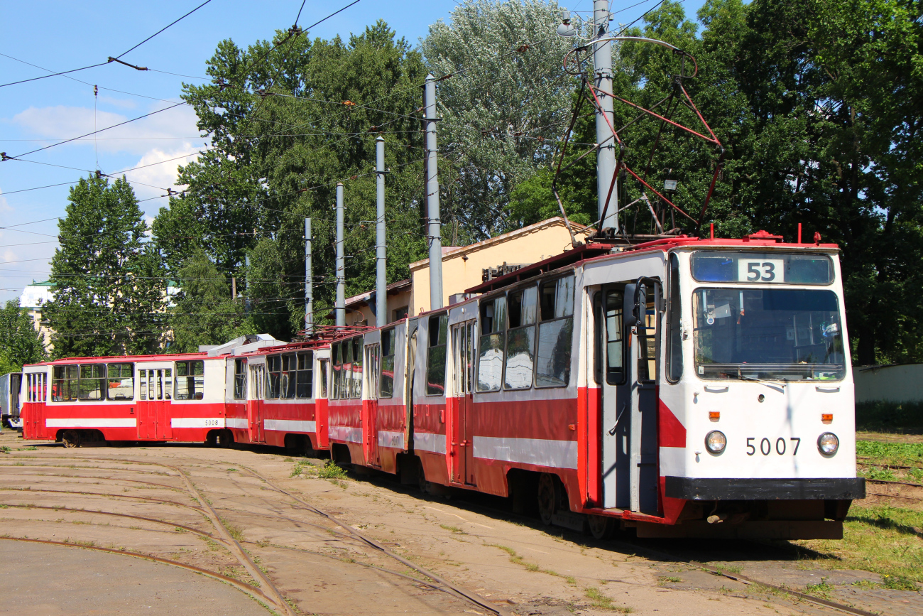 Санкт-Петербург, ЛВС-86К № 5007; Санкт-Петербург — Заказная поездка для волонтёров Ночи Музеев — 2015 на СМЕ ЛВС-86К 5007+5008