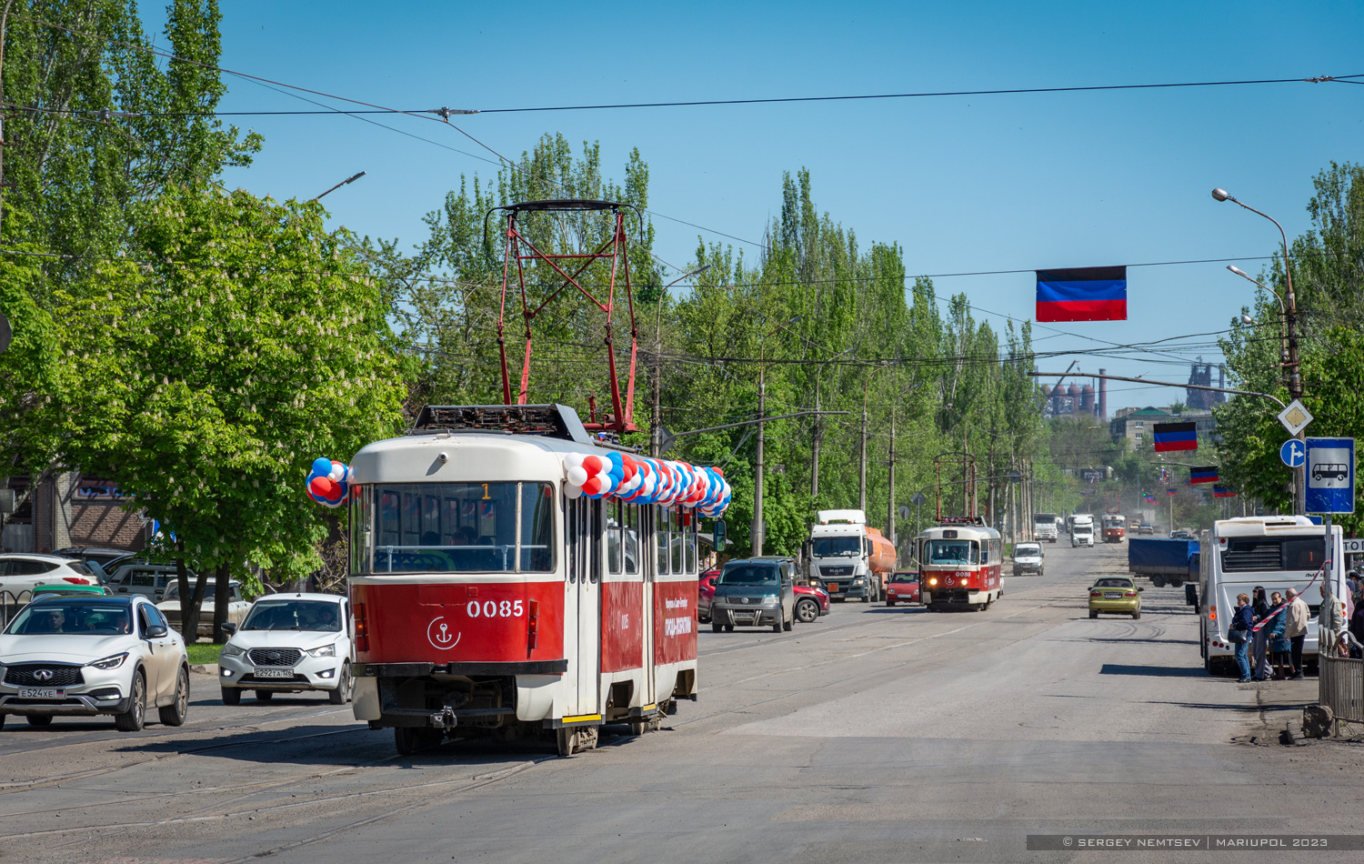 Мариуполь, Tatra T3A № 0085 (734)